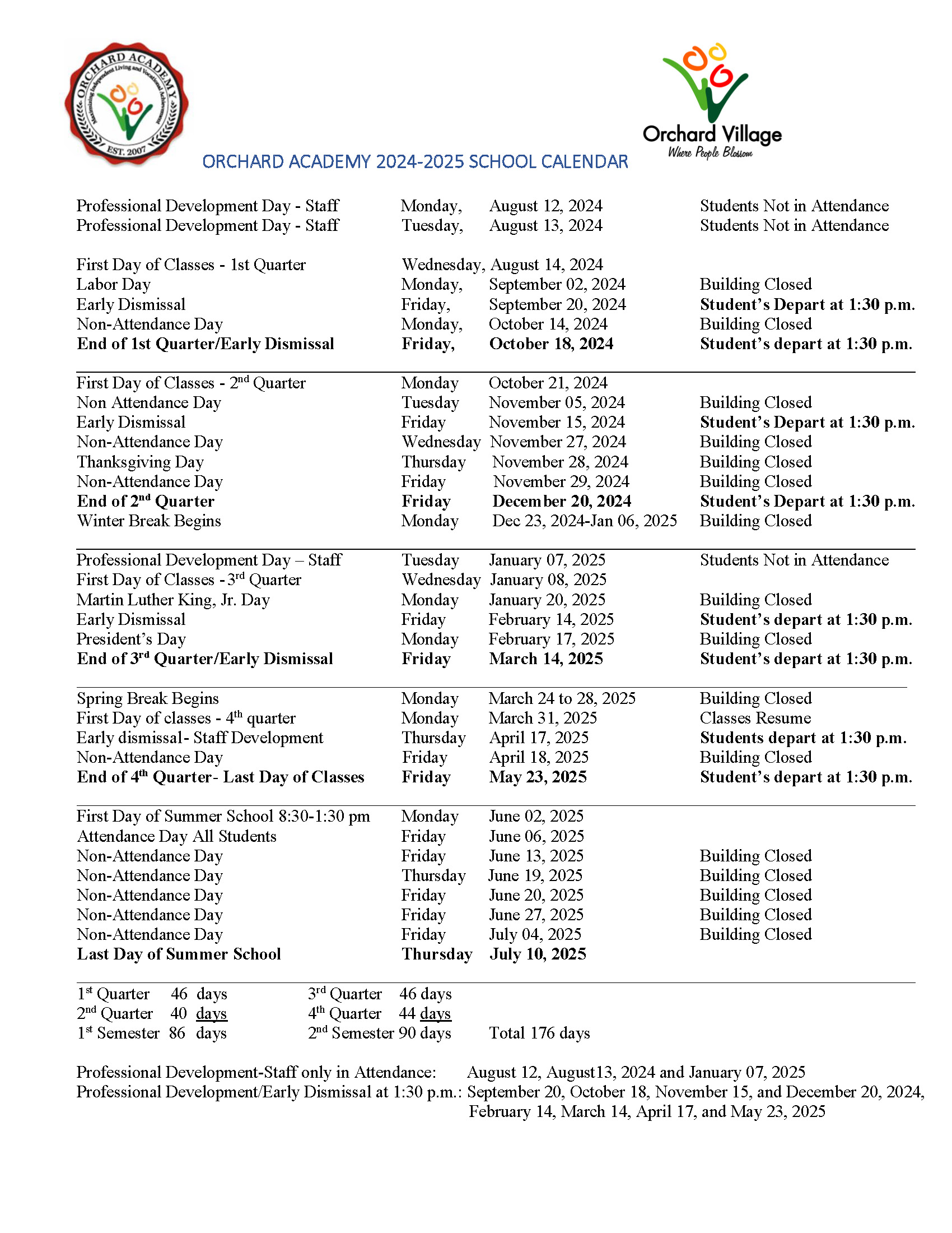 school-calendar-orchard-academy